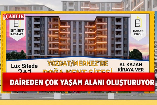 Yozgat Çamlık Gazetesinde Çıkan Haberimiz